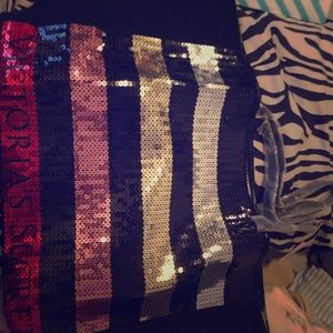 VS sequin tote NWT